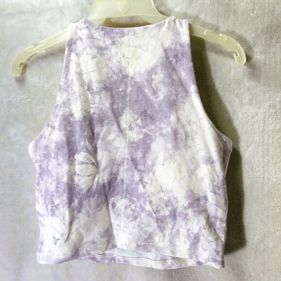 *New Low Price!* Lavender and Cream Sport Bra/Tankini - Picture 3 of 6